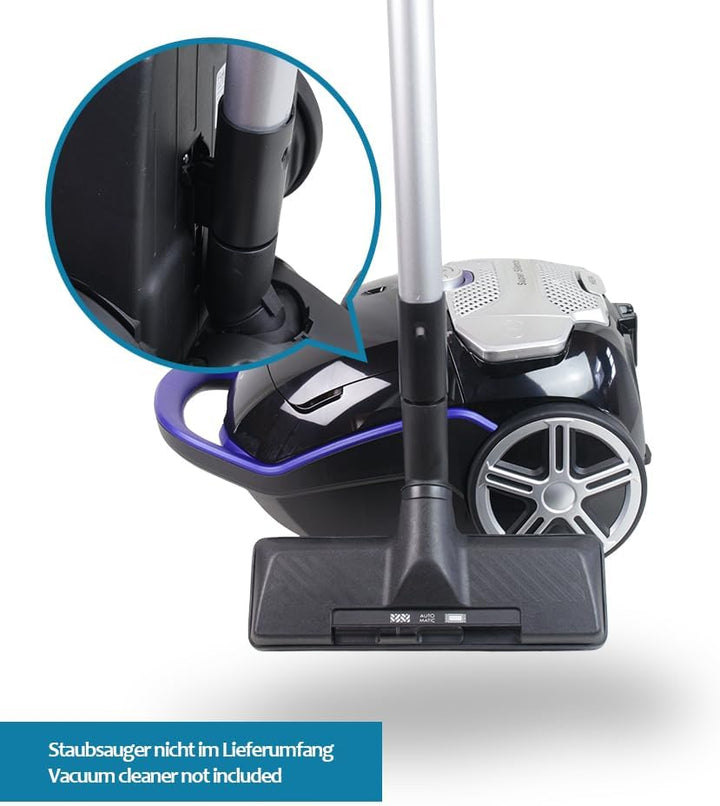 MisterVac Staubsaugerdüse Bodendüse Automatikdüse Ersatzdüse kompatibel mit Fakir TS 721 Blue Vac Po