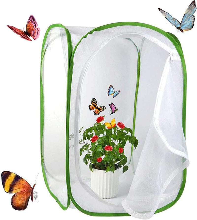 Yeelan Schmetterling Lebensraum zusammenklappbare Bug Catcher Net Mesh Insekten Pflanze Käfig Terrar