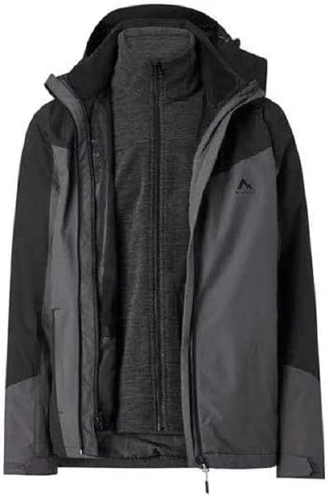 McKinley Herren Tessi Doppel-Jacke M Anthracite/Black Nig, M Anthracite/Black Nig