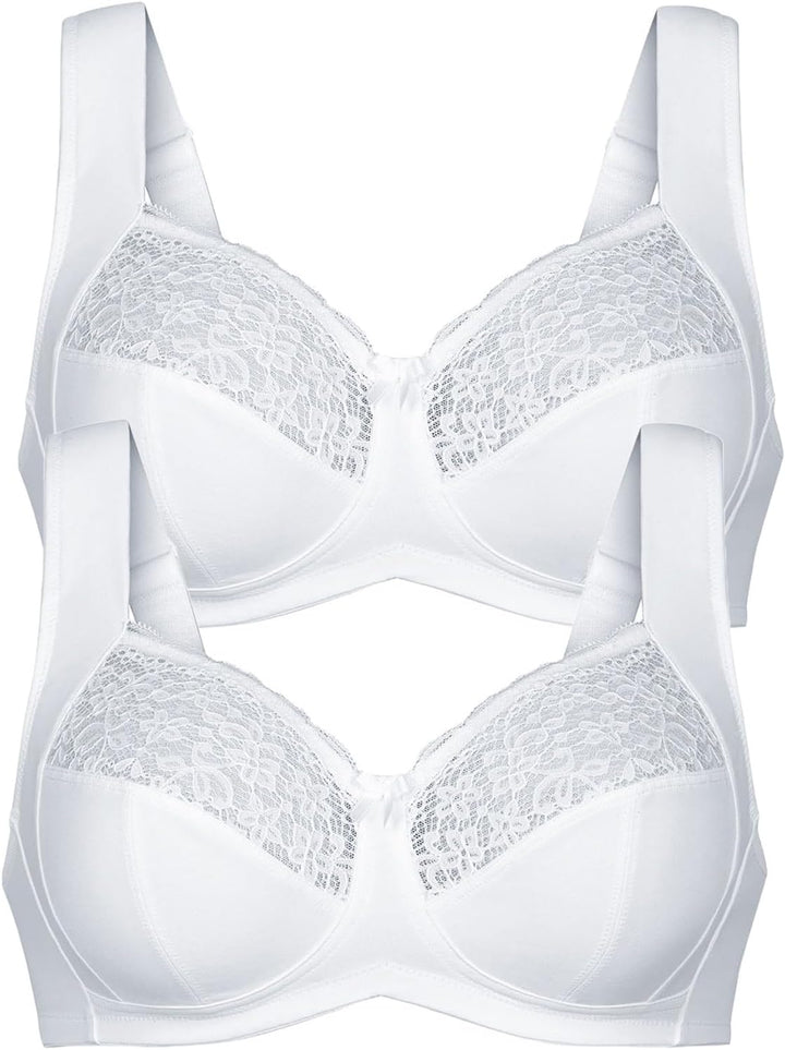 Anita 2er Pack Entlastungs BH ohne Bügel Havanna 5813 75C Crystal, 75C Crystal