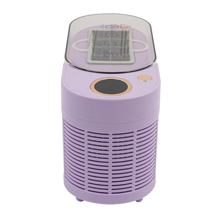 Eiswürfelmaschine Tragbarer Eiswürfelbereiter 120W Mini Eismaschine 8 Würfel in 10-15 Min mit 12V Au