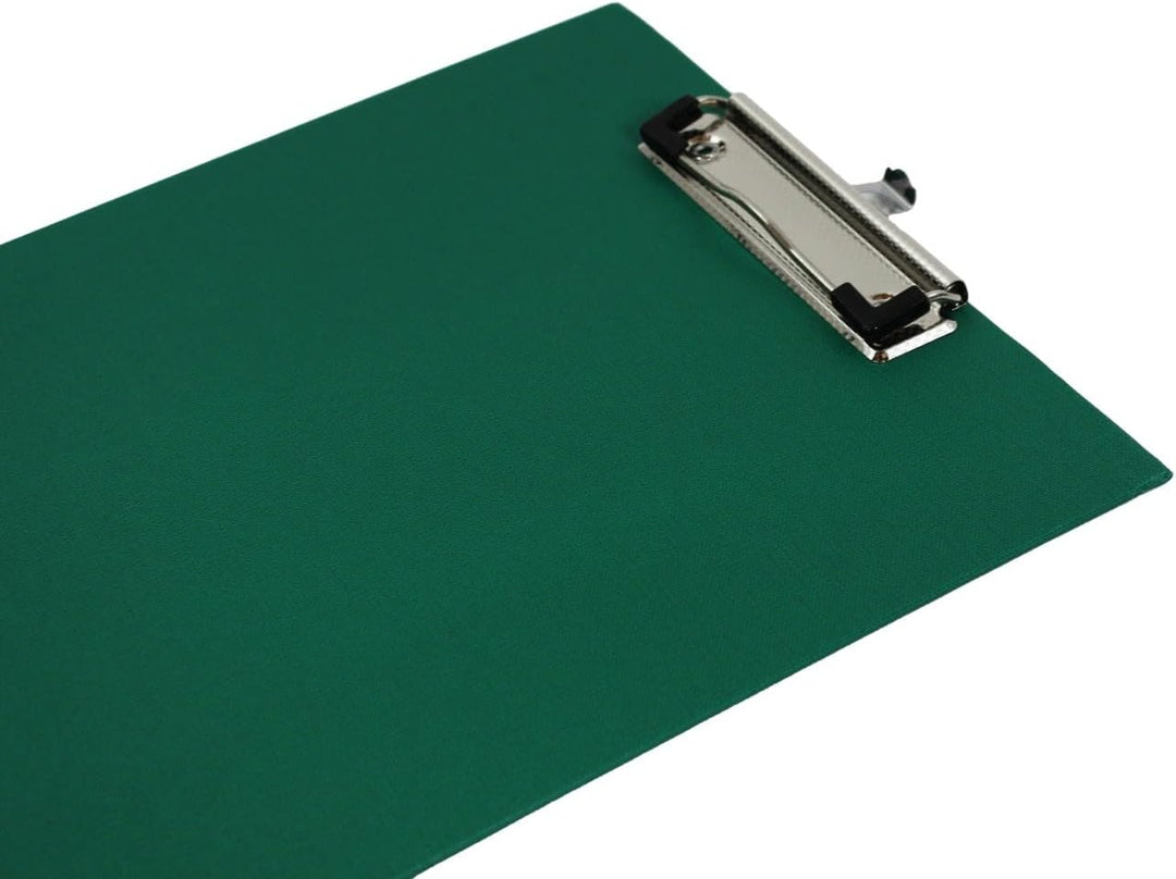 Klemmbrett/Schreibplatte/Klemmplatte A4 10 Stück economy aus Graupappe, mit PVC-Folien-Überzug, mit