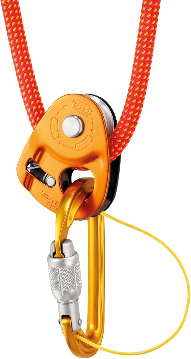 PETZL - Rolle MICRO TRAXION Orange Single, Orange Single