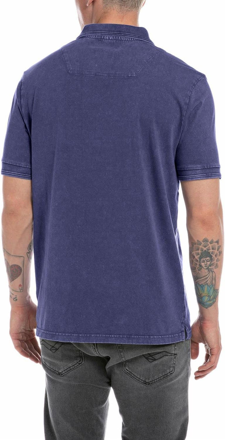 Replay Herren Polohemd S Navy Blue 880, S Navy Blue 880