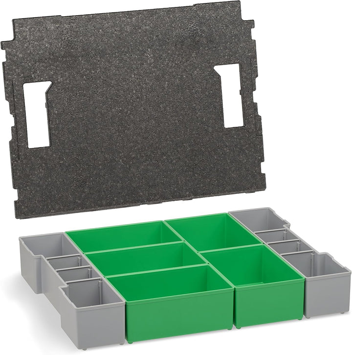 Sortimentskoffer Kunststoff | Bosch Sortimo L-BOXX 102 Insetboxenset D3 | Erstklassige Sortierboxen