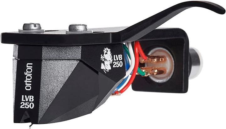 Ortofon 2M Black 250 LVB Premounted - 2M Black 250 LVB Tonabnehmer montiert am SH-4 Black Headshell