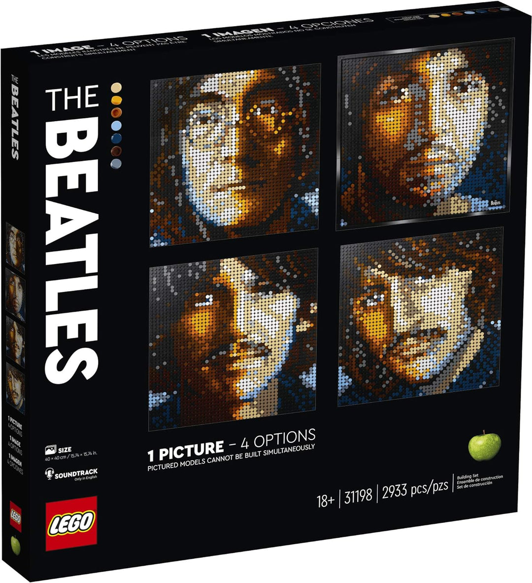LEGO Art The Beatles 31198 Collectible Building Kit; An Inspiring Art Set for Adults that Encourages