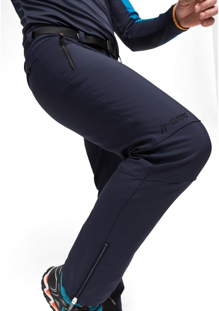 Maier Sports Tech Pants M, Warme Herren Wanderhose, Wasserabweisende Softshell-Outdoorhose für Trekk