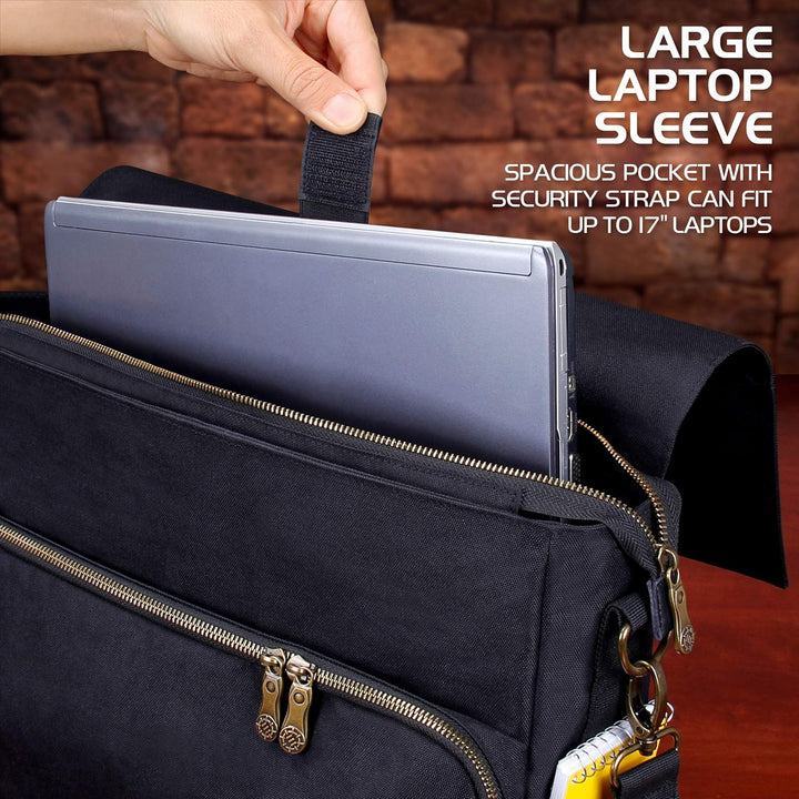 ENHANCE Player's Essentials DND-Tasche - Umhängetasche aus Drachenhaut für 2–4 Bücher, Ordner, Würfe