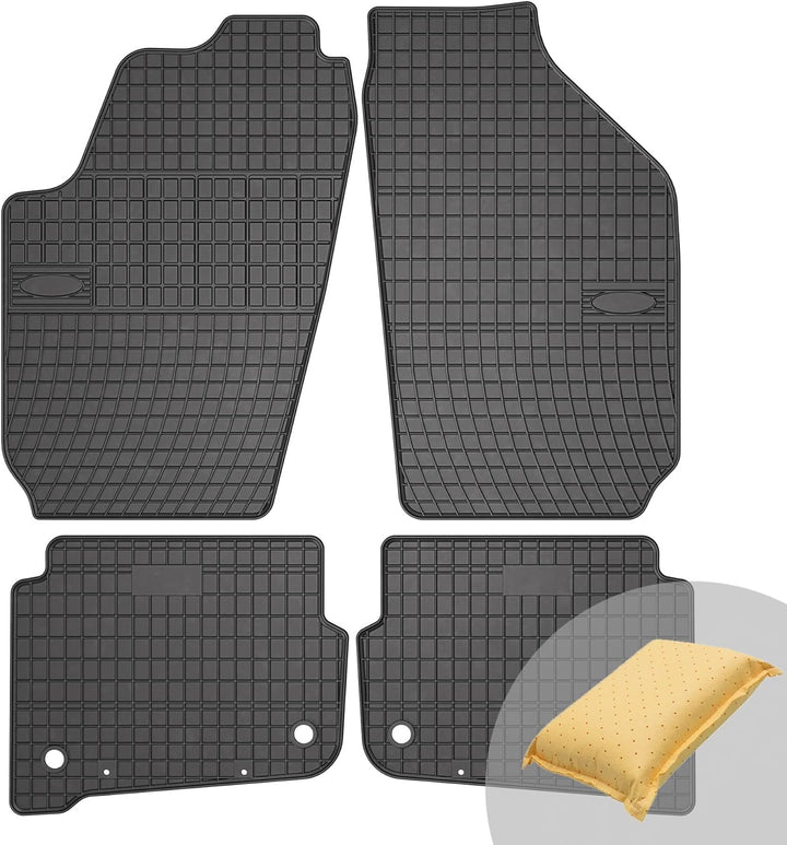 FROGUM EL Toro Gummimatten Ganzjähriges-Set von Autofussmatte Auto Fussmatten für SEAT Cordoba II 20
