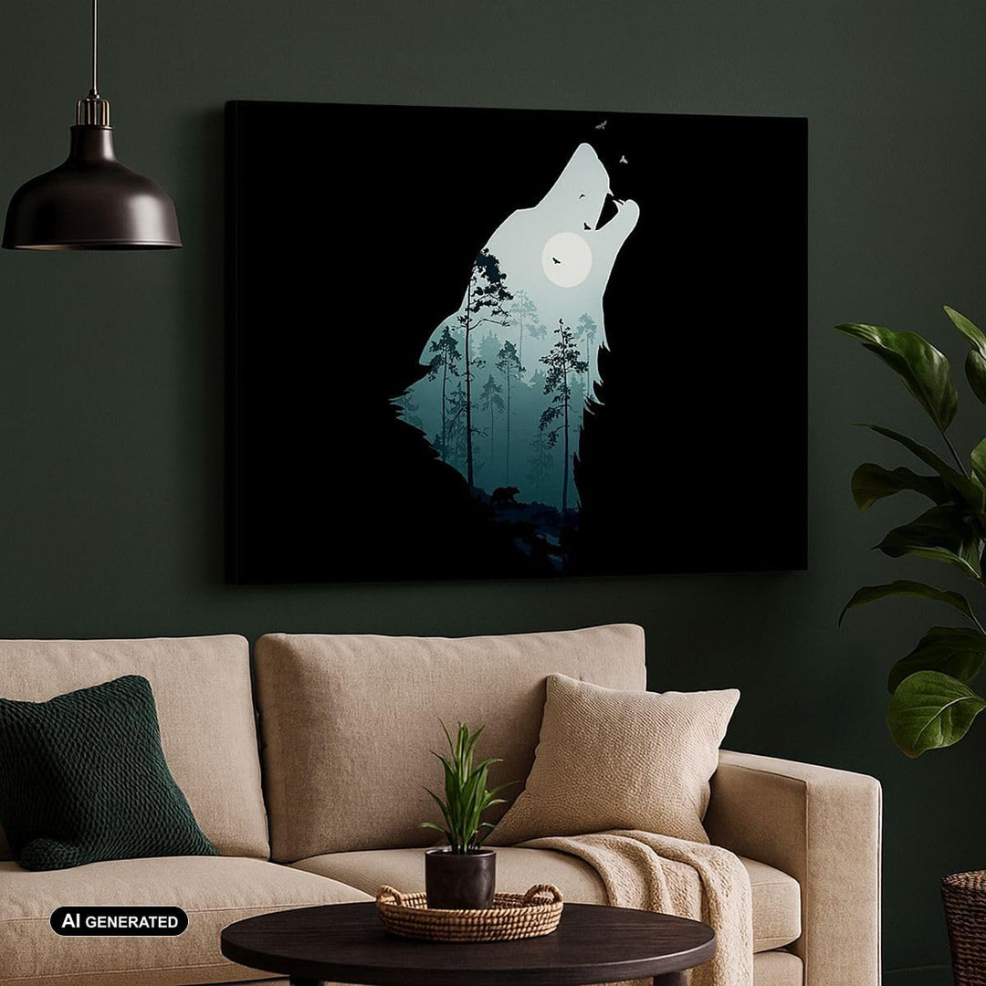 Bilder auf Leinwand 100x70cm Leinwandbild mit Rahmen Berge Höhle Park Gross Wanddeko Bild Schlafzimm