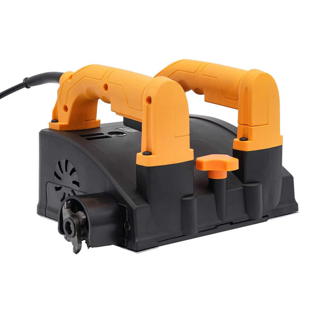 Betonfräse Elektrische 1200W, 1000-4000r/min Sanierungsfräse, Putzfräse Mauerfräse, 1-4mm Hobeltiefe