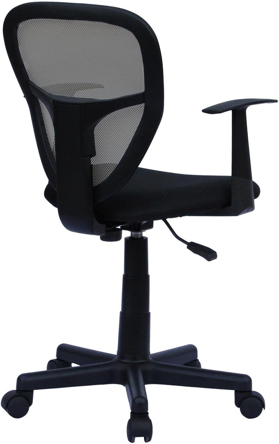 CARO-Möbel Kinderdrehstuhl Studio - Ergonomischer Schreibtischstuhl mit Armlehnen, Verstellbar, schw