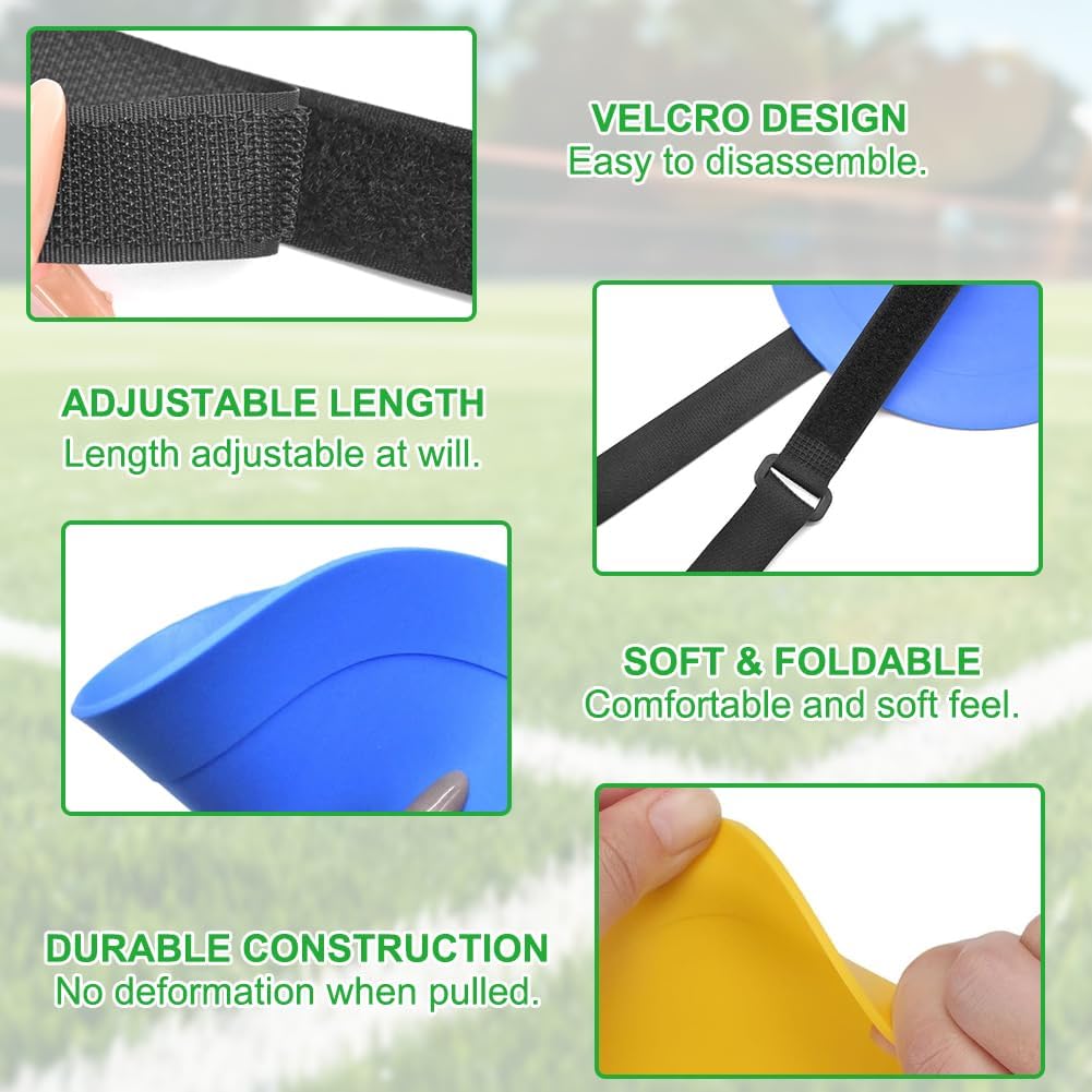 4PCS Fussballtor-Ziel, Tore Training zielnetz fussballtor, 15-cm-Scheiben zielnetz fussballtor mit v