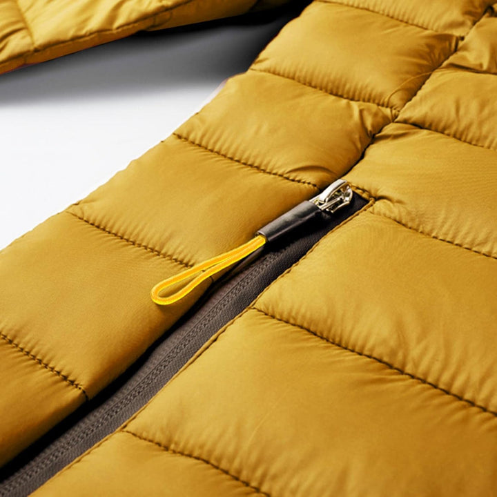 Celucke Steppjacke Leicht Daunenjacke Herren Wasserdicht Oversize Winterjacke Stehkragen Übergangsja