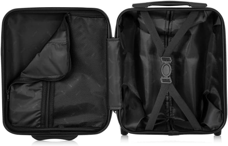 OCHNIK Kabinenkoffer | Hartschalenkoffer | Material: ABS | Farbe: Schwarz | Masse: 40 x 30 x 19 cm |