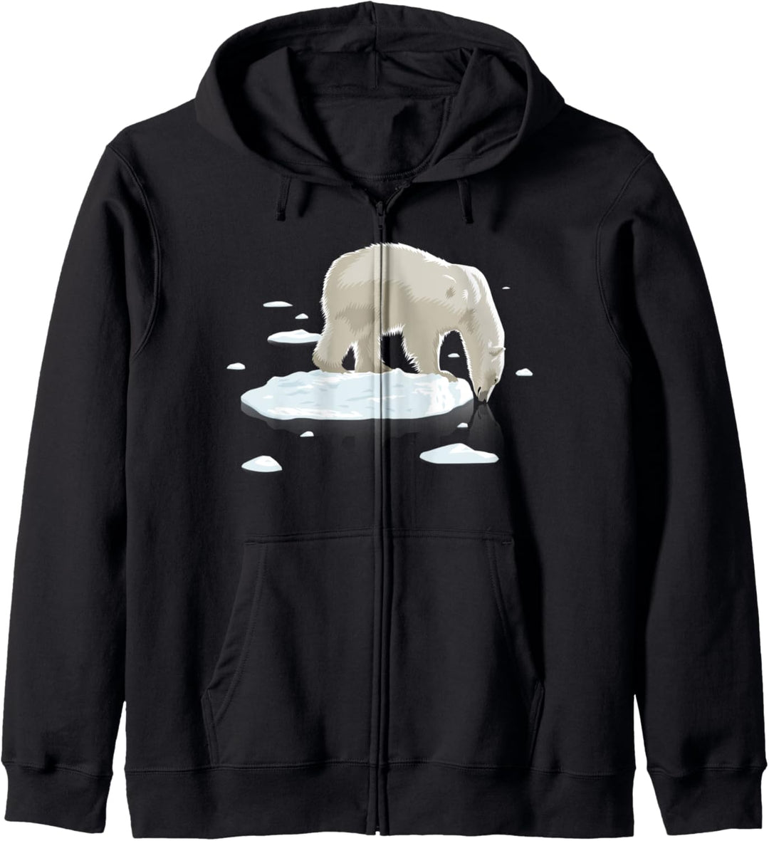Eisbär Eisberg Kapuzenjacke