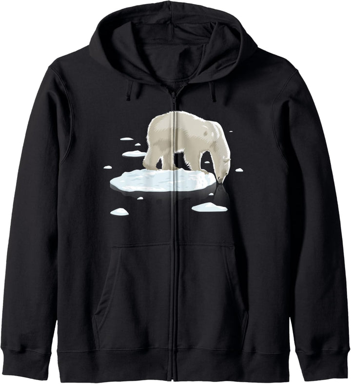 Eisbär Eisberg Kapuzenjacke
