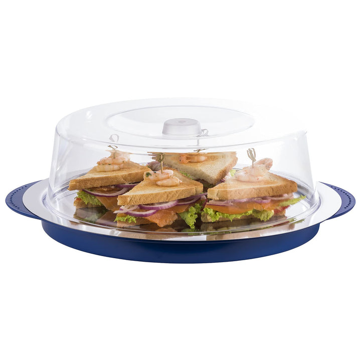 APS Thermo-Set 5-teilig – Hochwertiges Tablett-Set bestehend aus einer stabilen Schale, einem Edelst