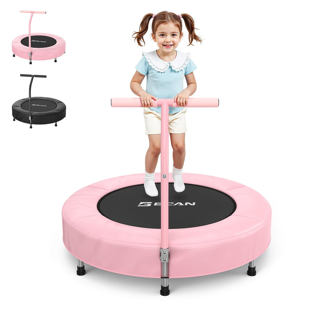 BCAN 91 cm Kleinkind-Trampolin, ASTM-Zertifiziert Schaumstoffgriff und sichere, verdickte Abdeckung,