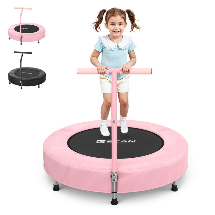 BCAN 91 cm Kleinkind-Trampolin, ASTM-Zertifiziert Schaumstoffgriff und sichere, verdickte Abdeckung,