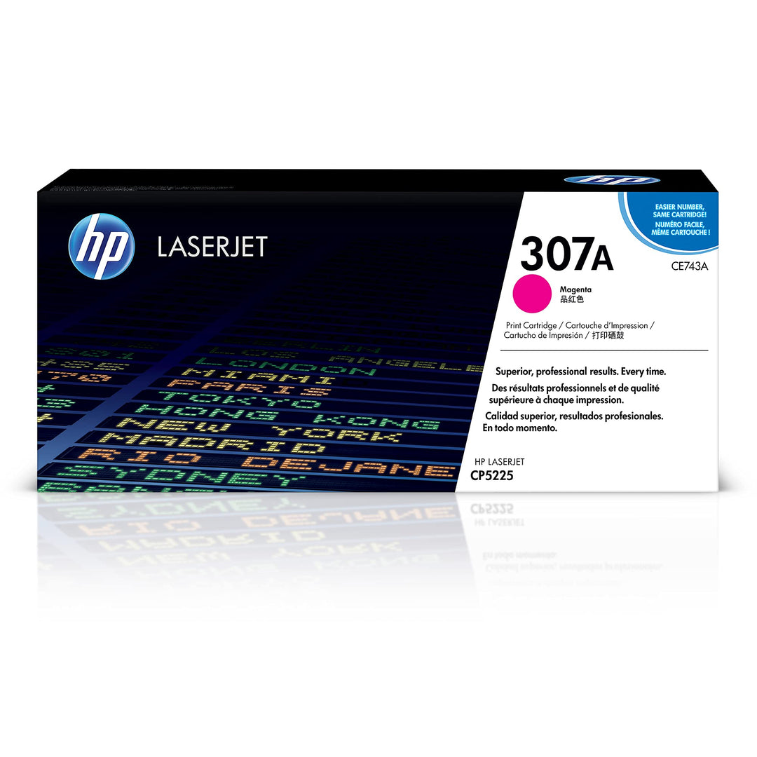 HP 307A (CE743A) Rot Original Toner für HP Color Laserjet Pro CP5225, Rot