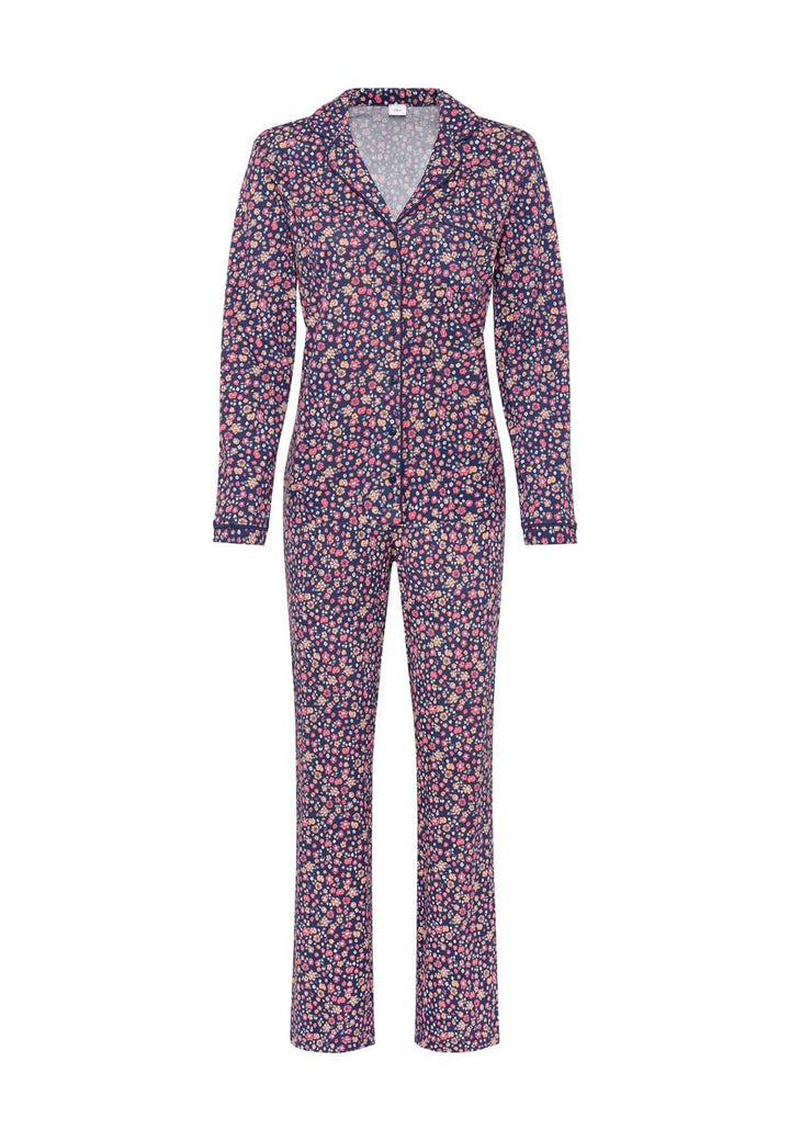 s.Oliver Damen Pyjamaset 32-34 Blumendruck, 32-34 Blumendruck