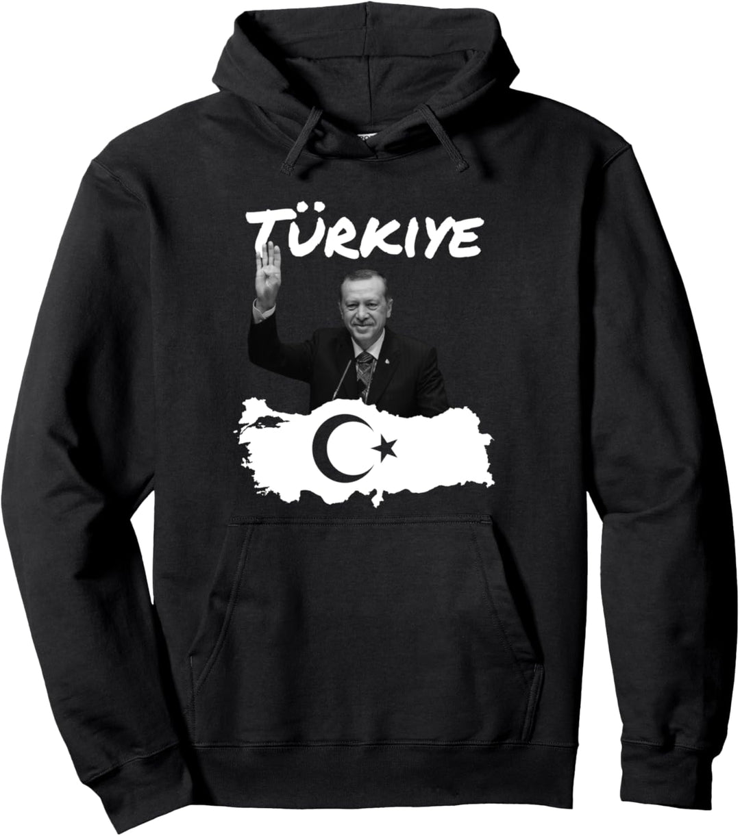 Recep Tayyip Erdogan Türkiye Rote Flagge Türkei Türkische Pullover Hoodie