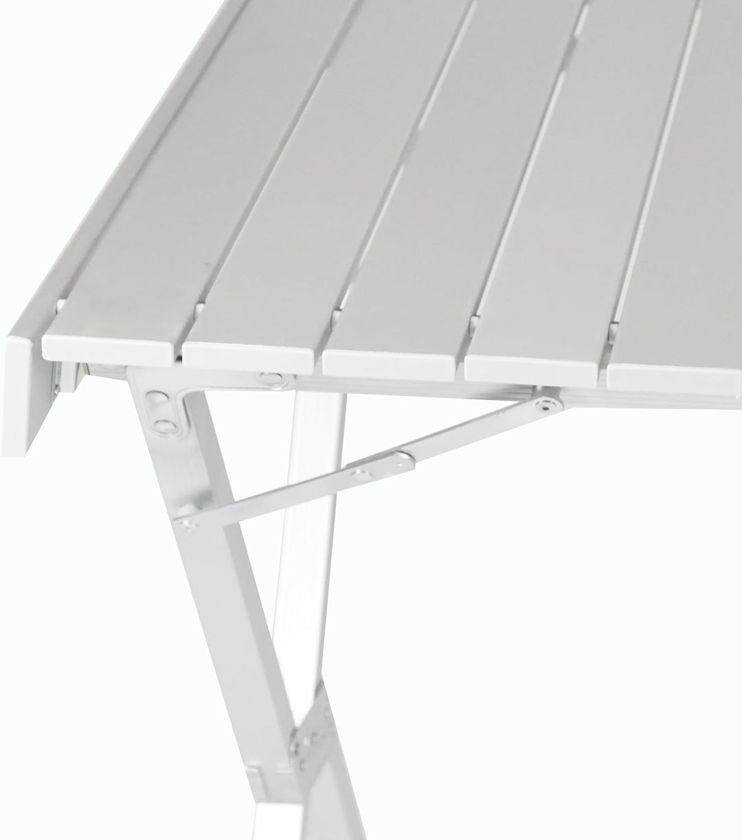 Nexos Trading Campingtisch mit Tragetasche Aluminum, grau Gartentisch Partytisch Buffettisch klappba