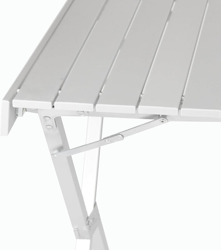 Nexos Trading Campingtisch mit Tragetasche Aluminum, grau Gartentisch Partytisch Buffettisch klappba