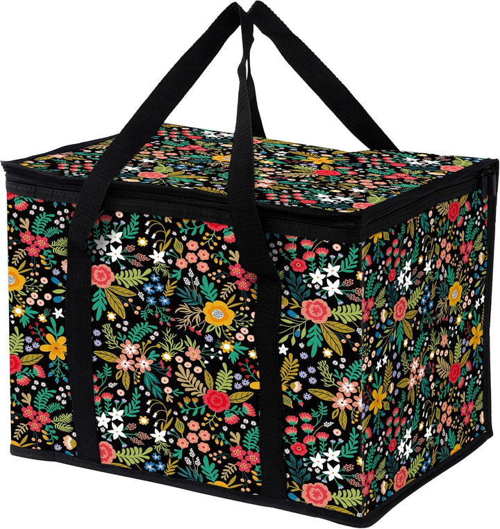 Kühltasche 40L Faltbar Picknicktasche Isolierte Picknick-Lunch-Thermotasche mit stabilen Griffen und