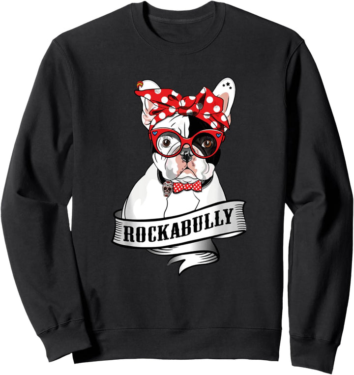 qute Rockabully Vorsicht vor dem hundekopf hundeflüsterer Sweatshirt