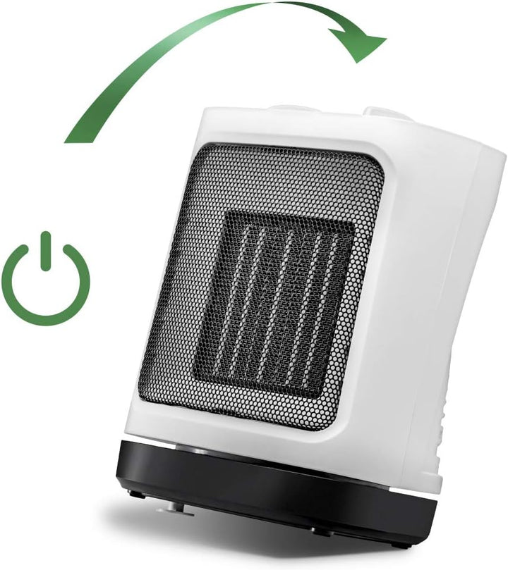 TROTEC TFC 17 E Keramik-Heizlüfter Keramik-Heizung 60° -Oszillation 2000 Watt Heizleistung für Räume