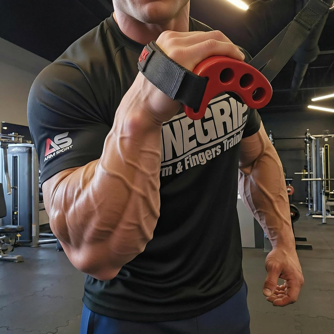 WristMax - Fingers &amp; Wrist Trainer, Arm Strength Exerciser, Best Way to Get Big Forearms, Fitness Eq