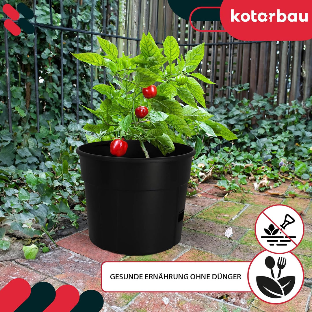KOTARBAU® Tomatenturm 115 cm Tomatentopf Rankhilfe für Tomaten Gurken Gemüsen Anpassbare Rankgitter