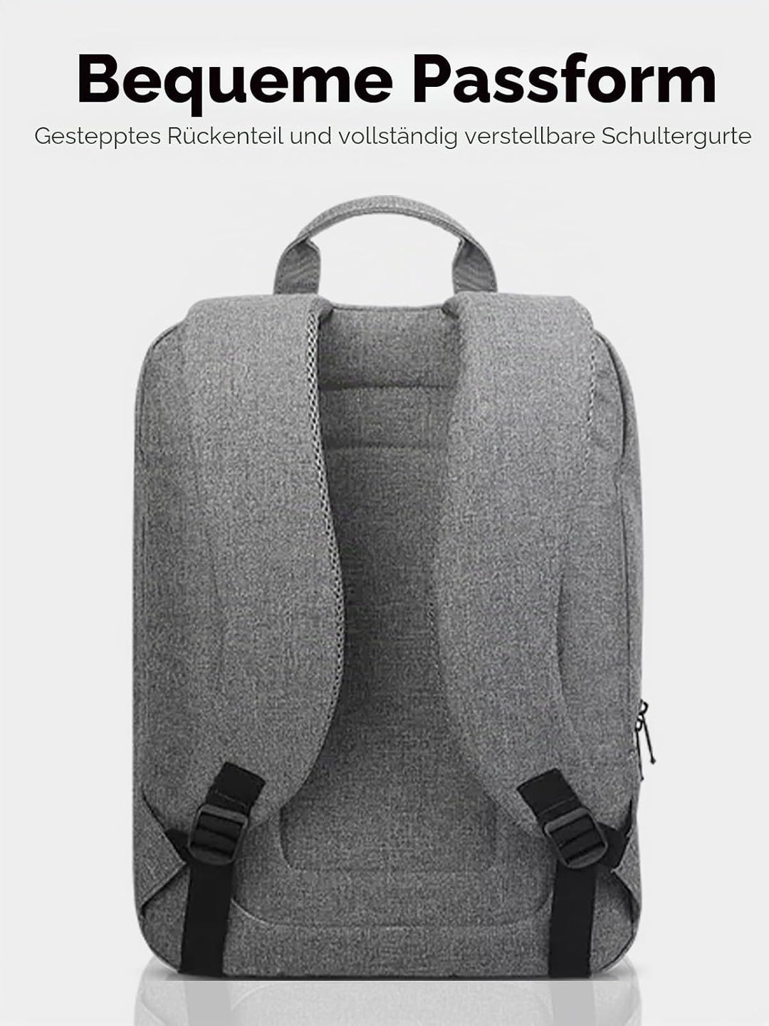 Lenovo 15.6 Laptop Casual Rucksack B210, Grau Grau 39,6 cm grosser Rucksack, Grau 39,6 cm grosser Ru