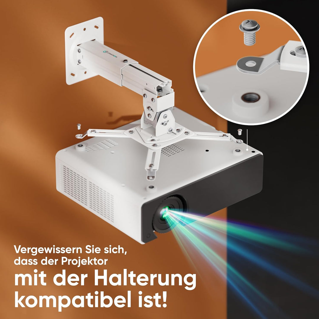 ONKRON Beamer Projektor Decken- Wandhalterung für Wand & Decke Halterung für die meisten modernen Pr