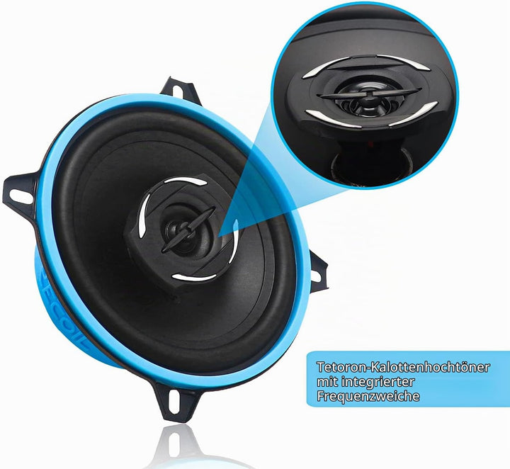 RECOIL RCX-525 Echo Serie 13cm (5,25") Koaxial-Lautsprechersystem 2-Wege Auto-Lautsprecher 80 Watt R