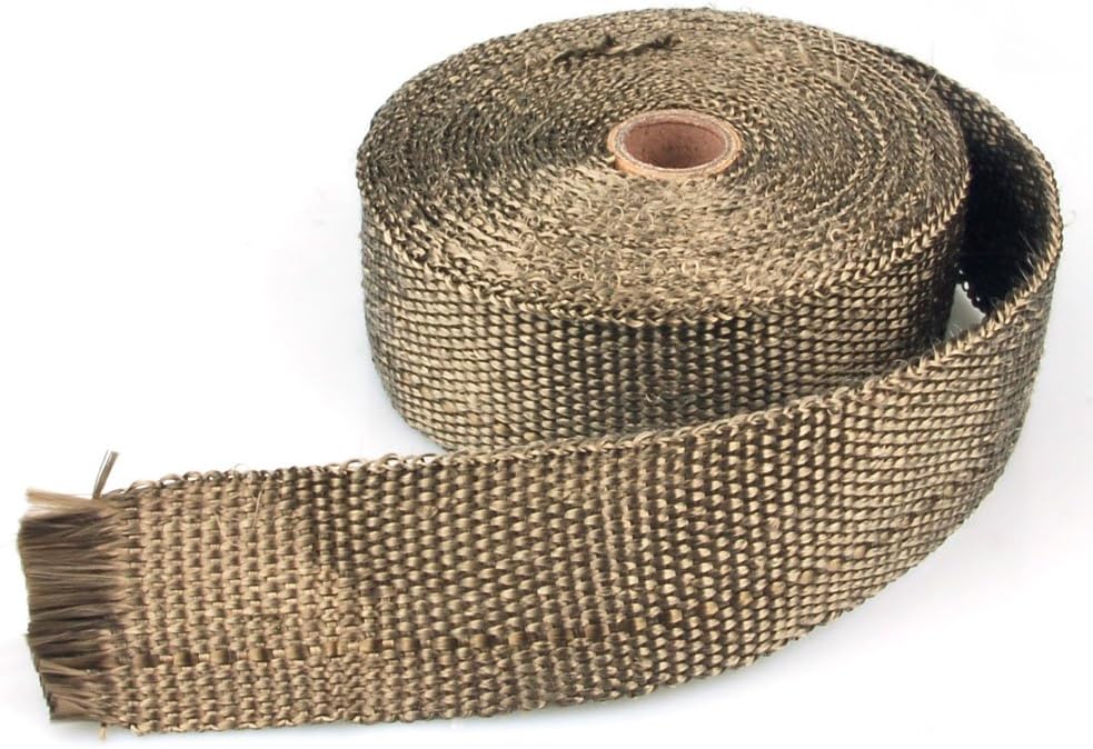 RACEFOXX Hitzeschutz, Band, Hitzeschutzband Basaltfaser Gewebe, bis 1000 Grad, 10 m Rolle, braun, Au