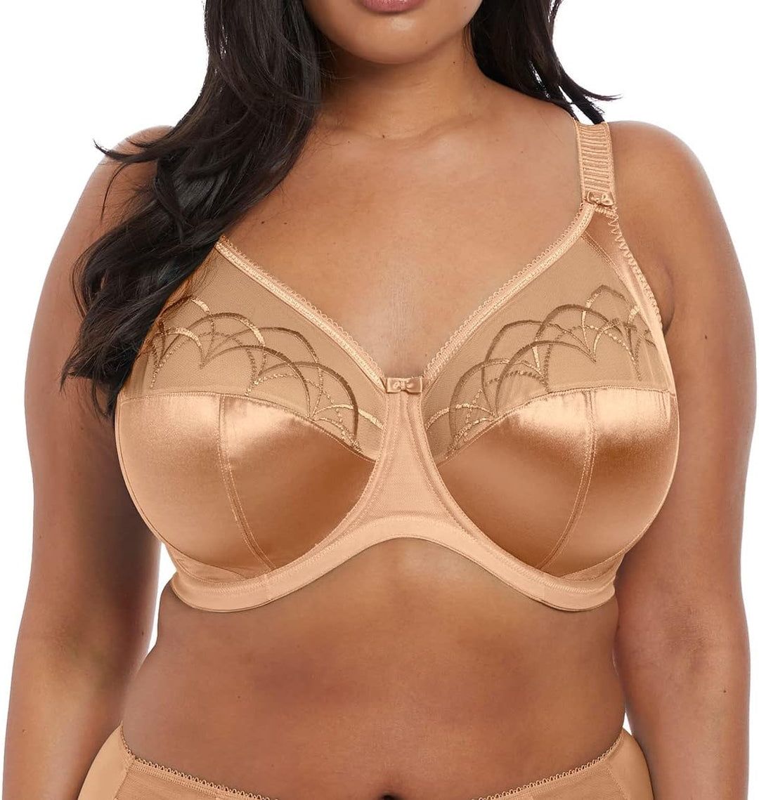 ELOMI Damen Cate Full Coverage Underwire Bra Vollschalen BH, Durchsichtig 80E Hazel, 80E Hazel