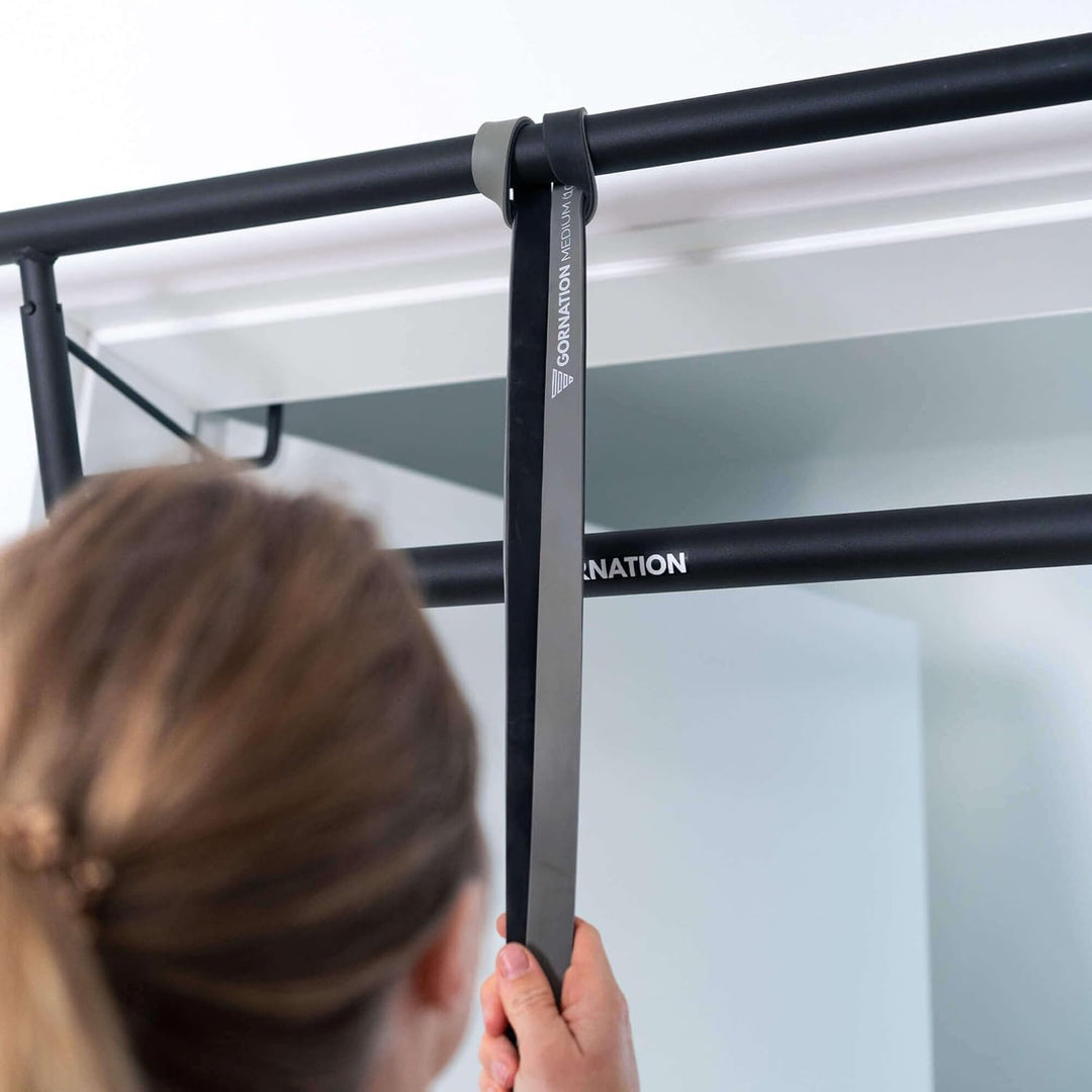 GORNATION Klimmzugstange Türrahmen, Klimmzugstange für Tür, Multifunktionale Pull Up Bar, Perfekt fü