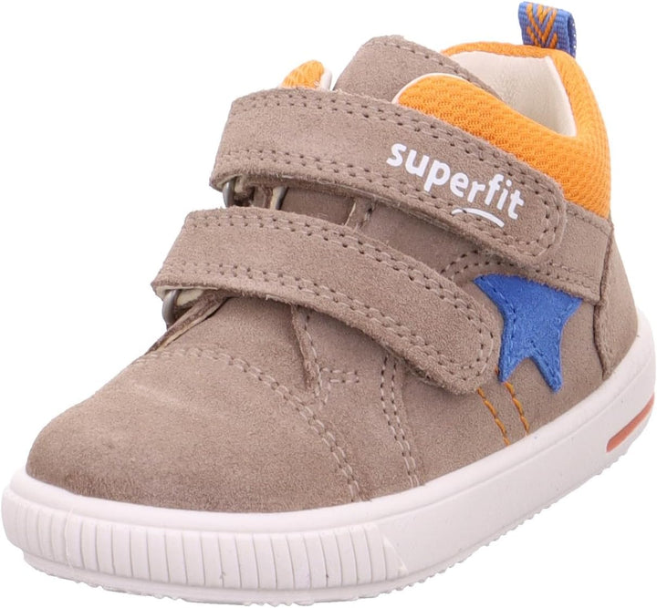 Superfit Mädchen moppy Sneaker, Beige, 21 EU