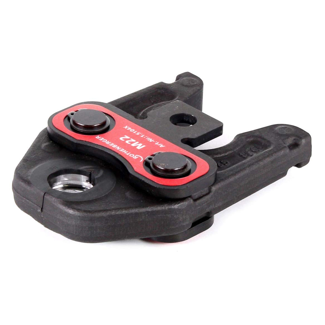 ROTHENBERGER 015104X Pressbacke Standard, M Pressbacken Kontur, 22mm Arbeitsbereich Durchmesser