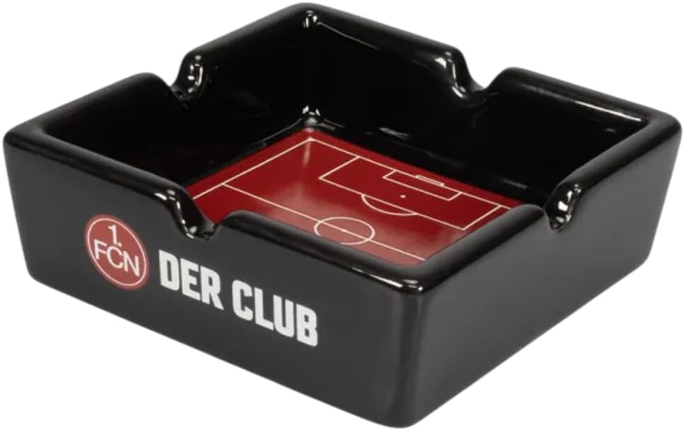 1. FC Nürnberg Aschenbecher - Ascheplatz - schwarz-rot | Ascher | FCN - Plus Lesezeichen Wir lieben