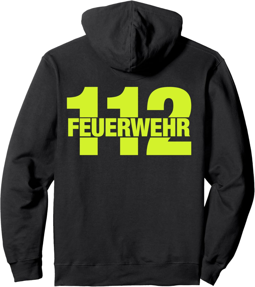 Feuerwehrmann Notruf 112 Feuerwehr Pullover Hoodie