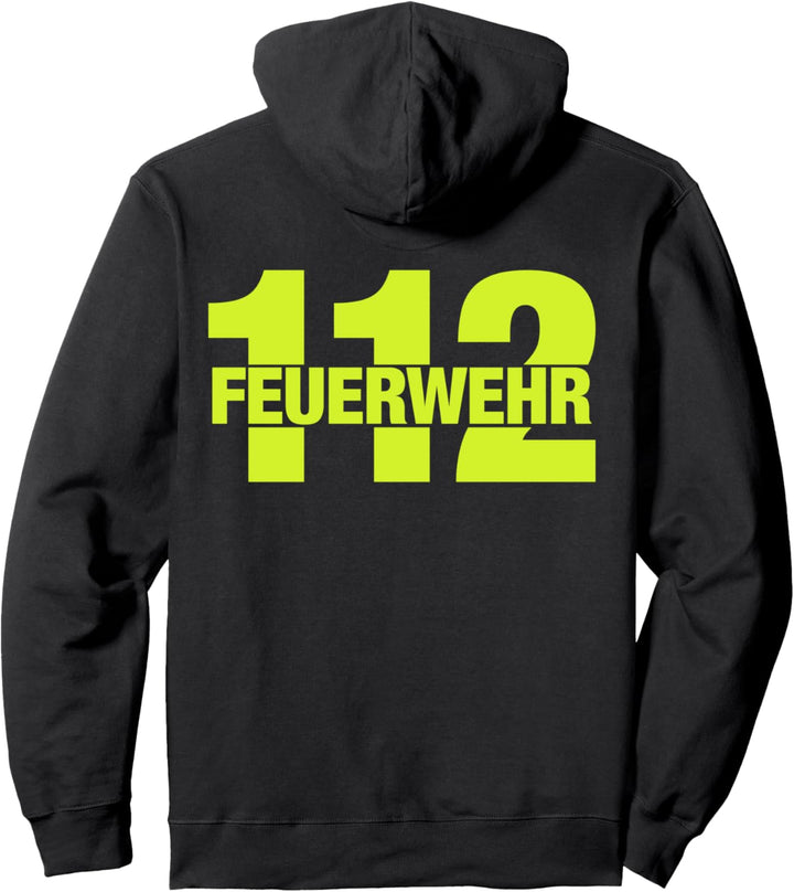 Feuerwehrmann Notruf 112 Feuerwehr Pullover Hoodie