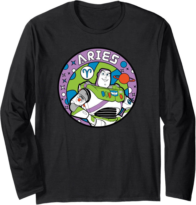 Disney PIXAR Toy Story Buzz Lightyear Zodiac Aries Langarmshirt