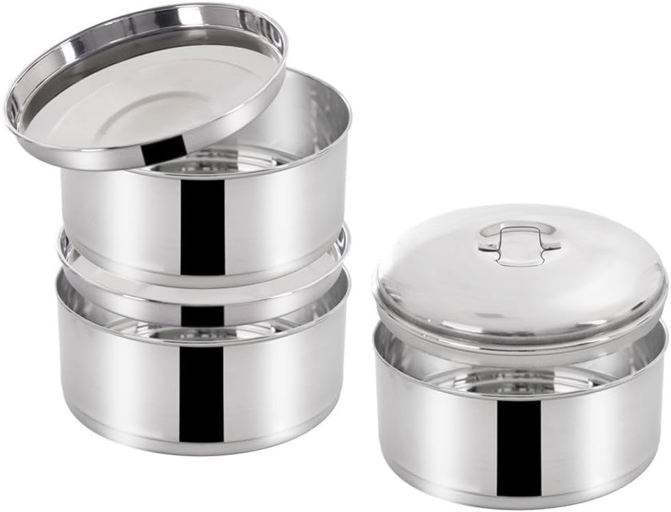 Orion Group Tragbarer Lebensmittelbehälter Mehrzweck-Kochgeschirr 3x1,3 L, 3x1,3 L