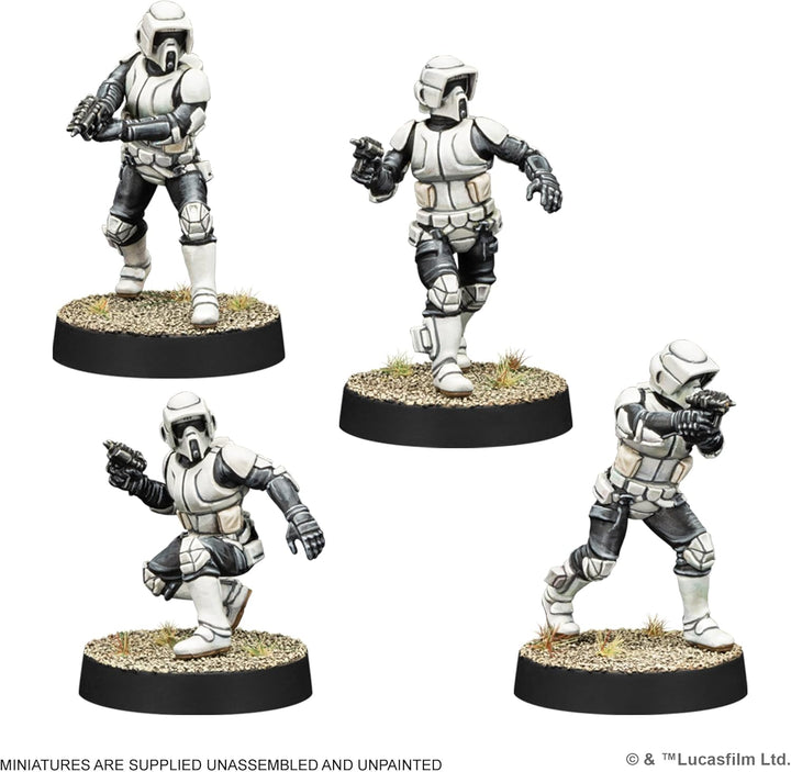 ATOMIC MASS GAMES, Star Wars: Legion – Scout Troopers (Scout-Truppen), Erweiterung, Tabletop, 2 Spie