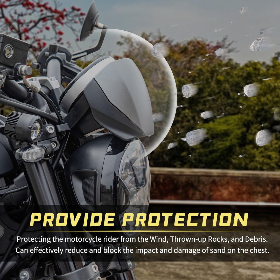 Lorababer Motorrad-Frontscheiben-Visierschutz, Neue Windschutzscheibe, Flyscreen, Windabweiser, Wind
